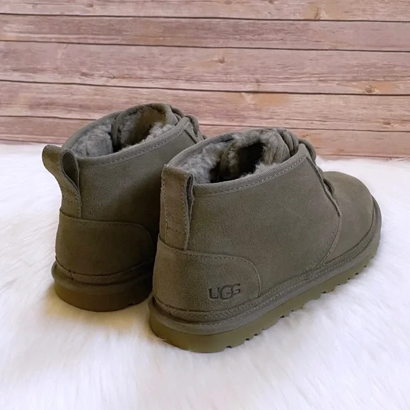 UGG Women’s Neumel Burnt Olive Suede Chukka Boots - Picture 2 of 8